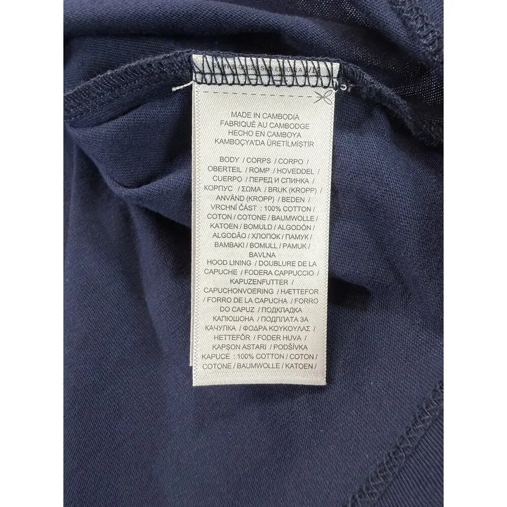 Polo Ralph Lauren Hooded Long Sleeve Shirt Mens M Colorblock Navy Green Red NWT - Picture 5 of 6